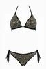 Triangle Bikini with Chrome Studs and Brazilian - FAPR