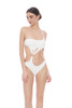 Trikini Monospalla con Cut-Out e Anello Dorato - FALI