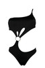 Trikini Monospalla con Cut-Out e Anello Dorato - FAPR