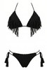 KIDNEY Triangle Mesh Bikini with Fringe - KIDNEY