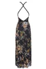 Long Satin Dress with Braid - TRNE