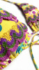 Bikini Floral Triangle Crochet Effect with Brazilian - FLGI