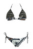 Ethnic Triangle Bikini with Fringe and Regular Briefs - ETNE