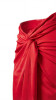 Midi Skirt in Microfiber with Knot - RORO