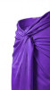 Midi Skirt in Microfiber with Knot - ROVI