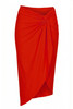 Midi Skirt in Microfiber with Knot - RORO
