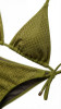 BROAD BEANS Triangle Bikini with Rhinestone Net and Regular Slip - FAVE