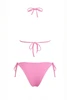 FAFL Triangle Bikini with Rhinestone Net and Regular Slip - FAFL