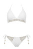 Bikini a Triangolo a Vela con Borchie Cromate e Slip Regular - FALI
