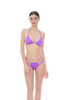 BRAMBLES Triangle Gloss Bikini with Cut-Out and Golden Spheres - ROVI
