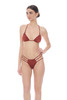 Triangolo Gloss Bikini with Cut-Out and Golden Spheres - ROME