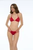 Triangle Gloss Bikini with Cut-Out and Golden Spheres - RORO
