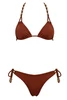 Bikini Triangolo con Sfere dorate Slip Regular - ROMA