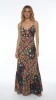 FLNE Long Sunbathing Dress with Ruffles - FLNE