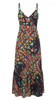 FLNE Long Sunbathing Dress with Ruffles - FLNE