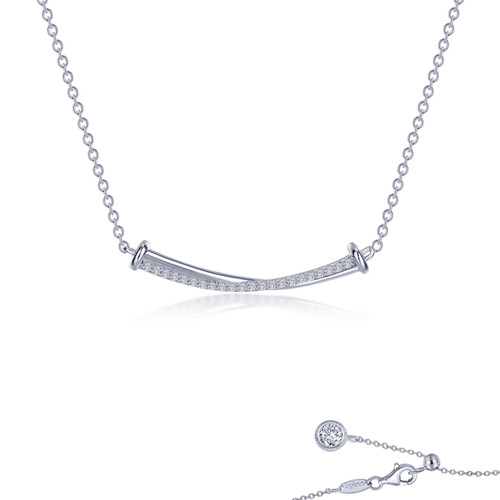 LAFONN Double Bar Necklace