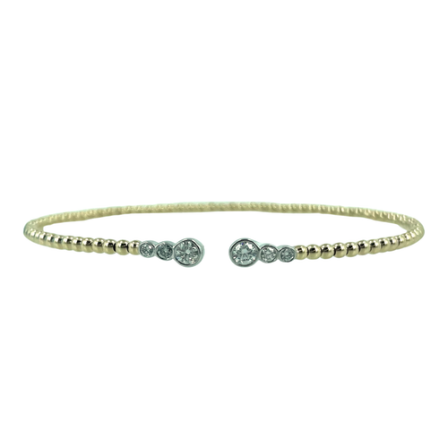 Lady's Flexible Bracelet With Diamonds