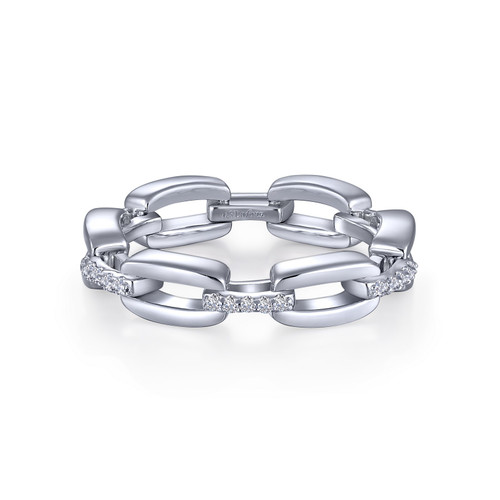 Paperclip Chain Ring