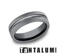 Tantalum Men's Ring with Satin Finish