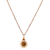 0.86ct Round Cut Chocolate Diamond Pendant
