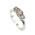 3 Round Chocolate Diamonds Ring