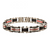 INOX Black & Red Plated Dante Link Bracelet