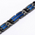 INOX Matte Black & Blue Plated Link Bracelet