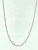 14 Karat White Gold Wheat Chain