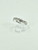 14 Karat White Gold 0.33ctw Channel Set Half Diamond Band