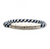 INOX 6mm Blue, Grey and Beige Nylon Cord Bracelet