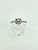 14 Karat White Gold 0.33ctw Engagement Ring Setting