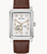 BULOVA Sutton Watch with Brown Leather Band