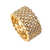 14 Karat Yellow Gold Diamond Fashion Ring