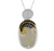 MICHOU Sterling Silver Pendant with Mother of Pearl