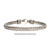 INOX High Polished Finish Stainless Steel Double Diamond Cut Spiga Chain Bracelet