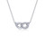 Lafonn Interlocking Circles Necklace