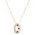 Lady's Yellow 14 Karat Pendants With Rubies and Diamonds