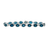Lady's 14 Karat Bracelet With Oval Blue Topaz
