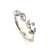 Lady's 14kt White Fashion Ring with Diamonds