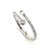 Lady's 14kt White Fashion Ring with Multi. Shaped Diamonds