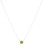 14kt White Gold Peridot Necklace
