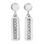 Sterling Silver Tiempo Earrings