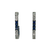 White Gold Diamond and Sapphire Hoop Post Earrings