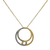 Two-tone Gold Diamond Pendant