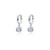0.92 CTW Bezel-Set Huggie Earrings