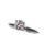 14 KT White Gold Round Diamond Engagement Ring