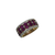 14 Karat Yellow Gold Rudy and Diamond Ring