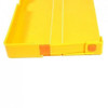Happy Cutting - Compact Chopping Board by OLPRO, the Yellow Chopping pictured fully open, showing how the edges lock in to place to aid keeping crumbs etc from going everyehere.