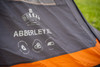 A closeup of the Abberley Xl Breeze® 4 Berth Inflatable Tent from OLPRO logo.