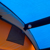 A storm bar braces the structure of the Loopo Breeze® v2 Inflatable Campervan Awning by OLPRO imageset:Orange